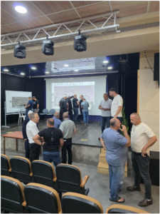כנס תושבי שיכונאת , לקבלת הסבר על העבודות 